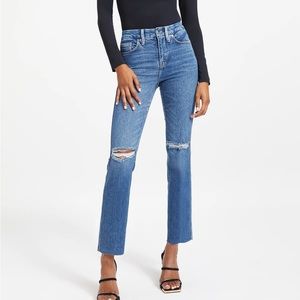 Good American Good curve straight jeans blue527